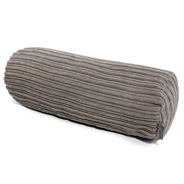 Nackenrolle Kissen 20 x 55cm - Cord Schiefergrau 01