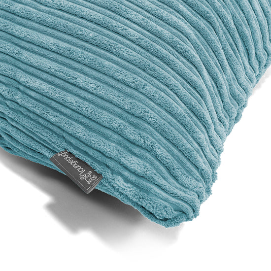 Nackenrolle Kissen 20 x 55cm - Cord Türkis 03