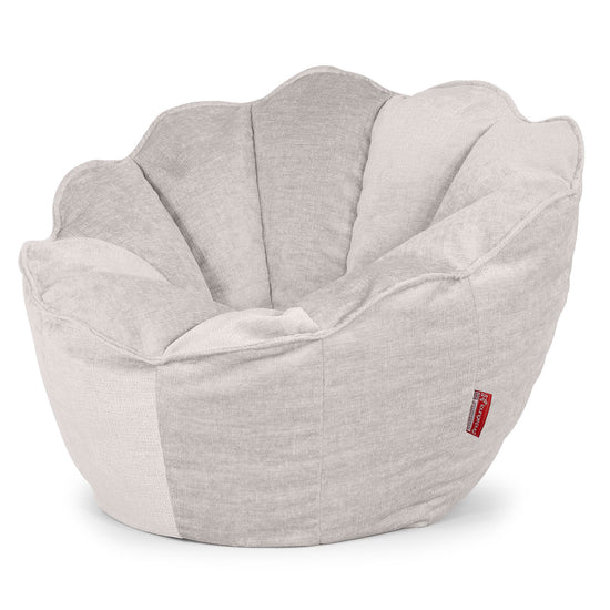 Natalia Sacco Sitzsack Stuhl - Chenille Creme 02