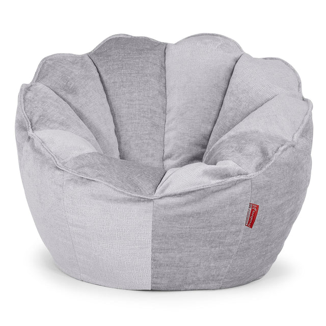 Natalia Sacco Sitzsack Stuhl - Chenille Grau 01