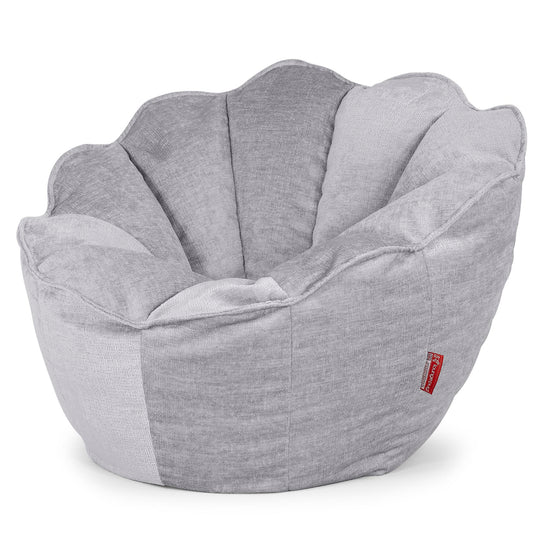 Natalia Sacco Sitzsack Stuhl - Chenille Grau 02