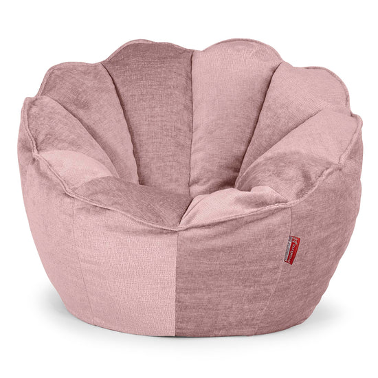 Natalia Sacco Sitzsack Stuhl - Chenille Pink 01