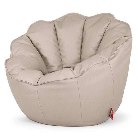 Natalia Sacco Sitzsack Stuhl - Veganes Leder Elfenbein 02