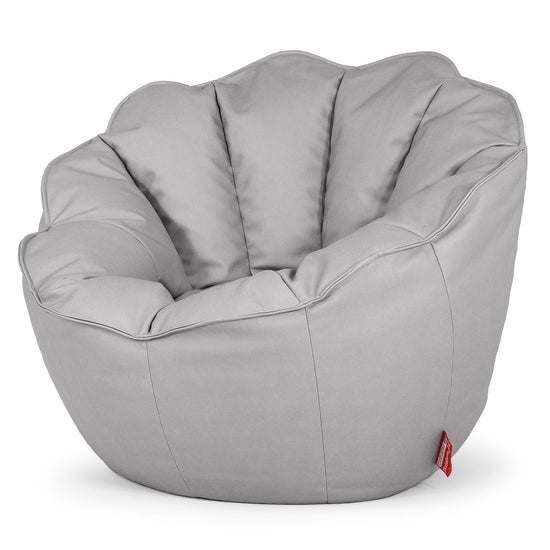 Natalia Sacco Sitzsack Stuhl - Veganes Leder Grau 02