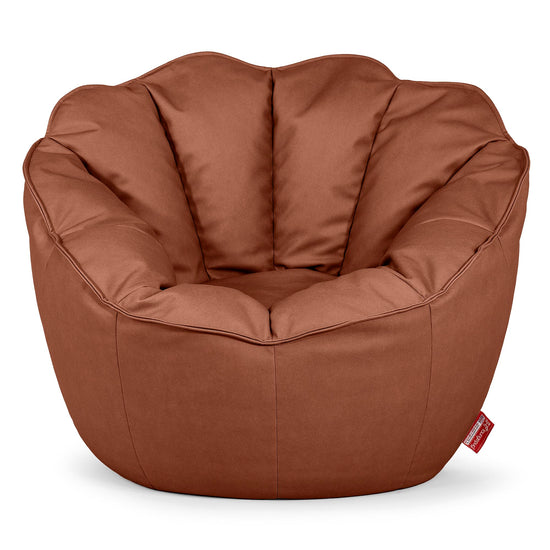 Natalia Sacco Sitzsack Stuhl - Veganes Leder Kastanienbraun 01