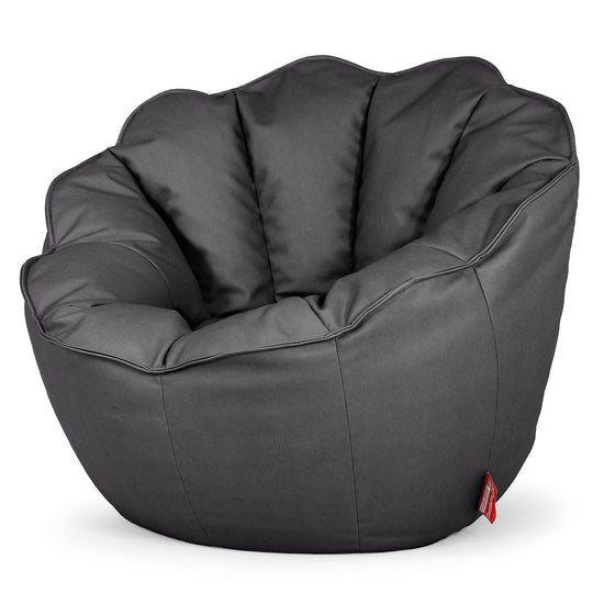 Natalia Sacco Sitzsack Stuhl - Veganes Leder Schwarz 02