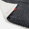 Sherpa-Decke - Cord Schwarz 02
