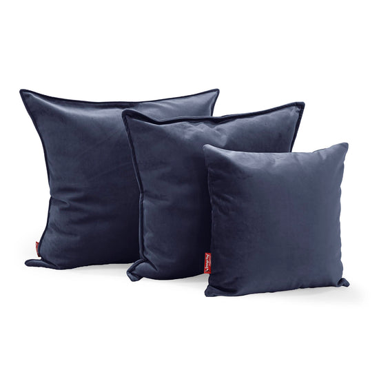 Kissen 47 x 47cm - Samt Marineblau 02