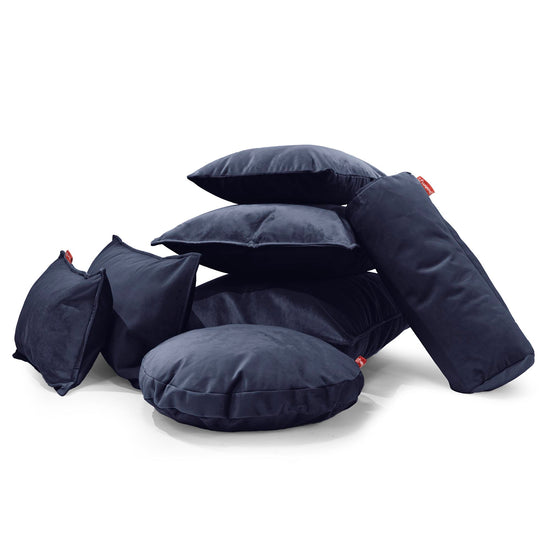 Kissen 47 x 47cm - Samt Marineblau 04