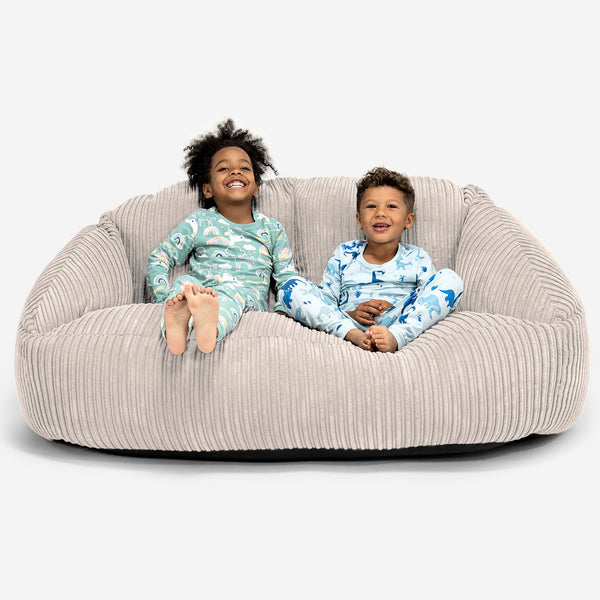 Riesen Bubble Kinder Sofa 2-14 Jahre - Cord Elfenbein 01