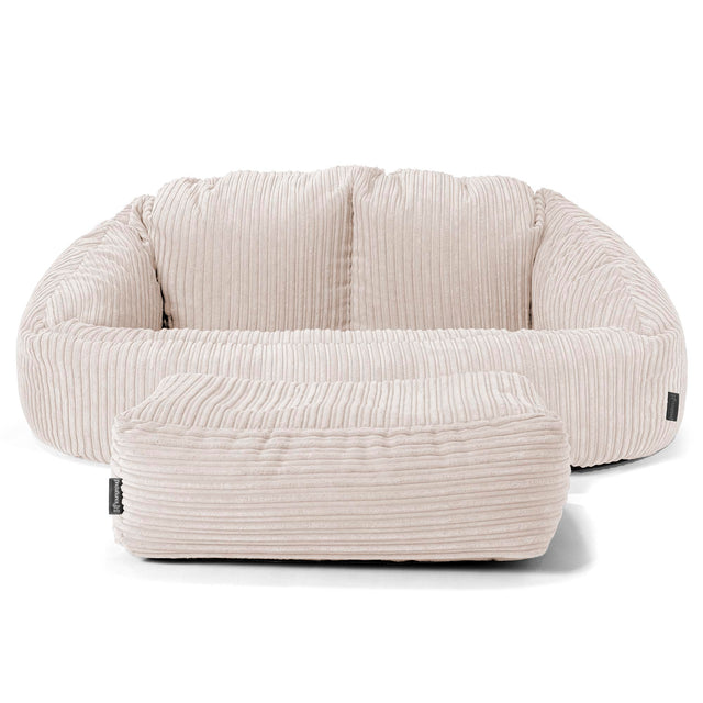 Riesen Bubble Kinder Sofa 2-14 Jahre - Cord Elfenbein 02