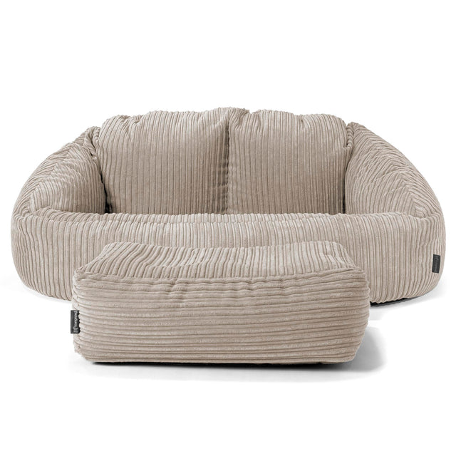 Riesen Bubble Kinder Sofa 2-14 Jahre - Cord Nerzfarben 02