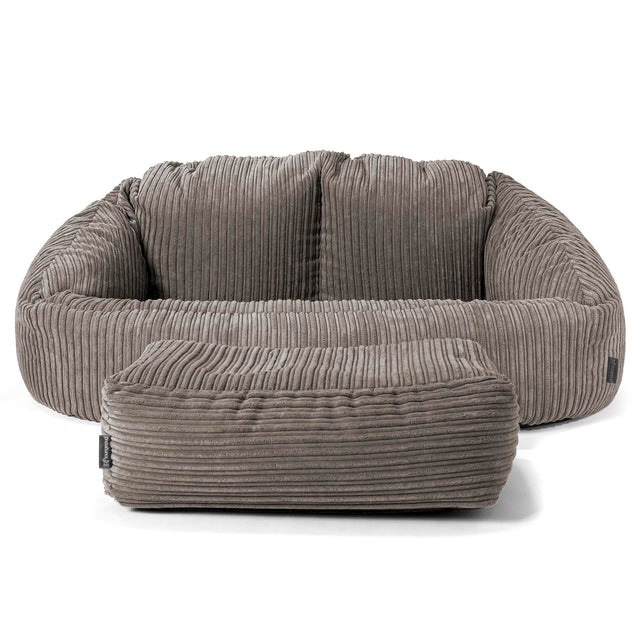 Riesen Bubble Kinder Sofa 2-14 Jahre - Cord Schiefergrau 02