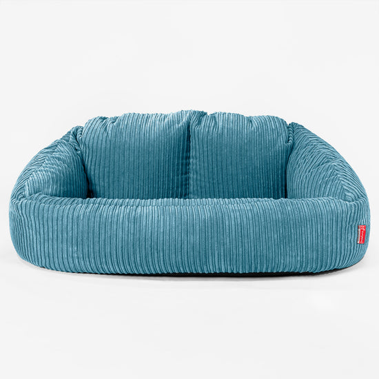 Riesen Bubble Kinder Sofa 2-14 Jahre - Cord Türkis 03