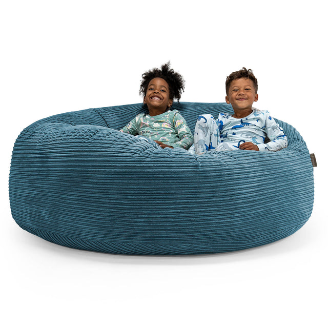Riesen Familiengröße Kinder Sitzsack 2-14 Jahre - Cord Marineblau 01