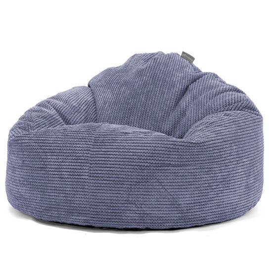 Riesen Kuschel Sitzsack für Kinder 3-8 Jahre - Pom-Pom Lila 02