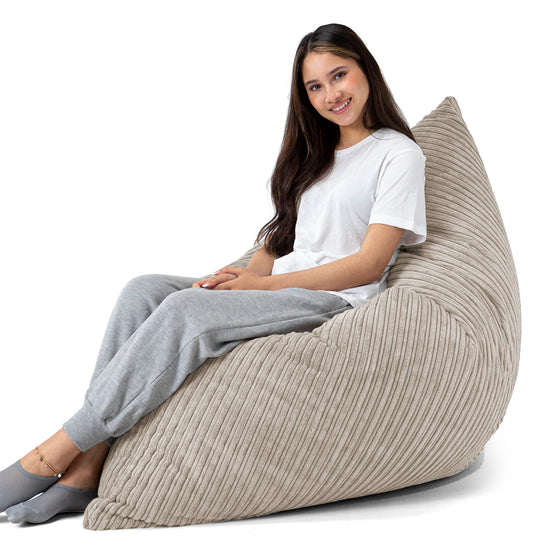 Sitzsack XXL - Cord Nerzfarben 03