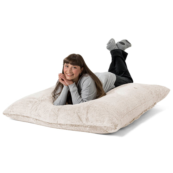 Sitzsack XXL - Kaninchen Kunstfell Goldbraun 03