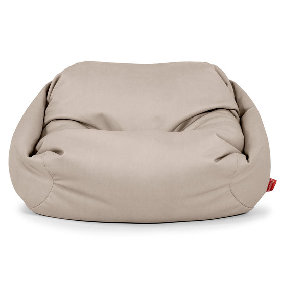 Sabine Sitzsack Sessel - Veganes Leder Elfenbein 02