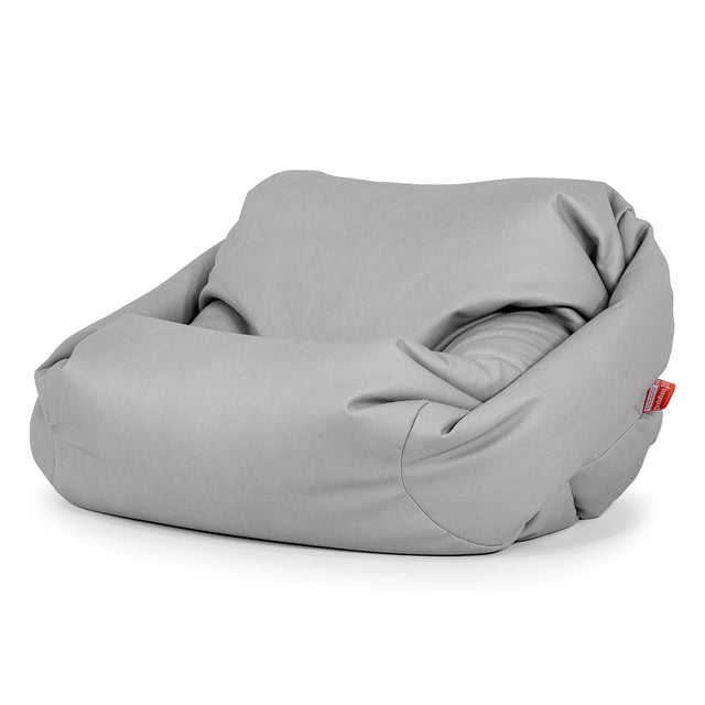 Sabine Sitzsack Sessel - Veganes Leder Grau 01