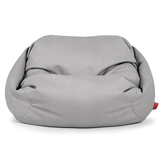 Sabine Sitzsack Sessel - Veganes Leder Grau 02