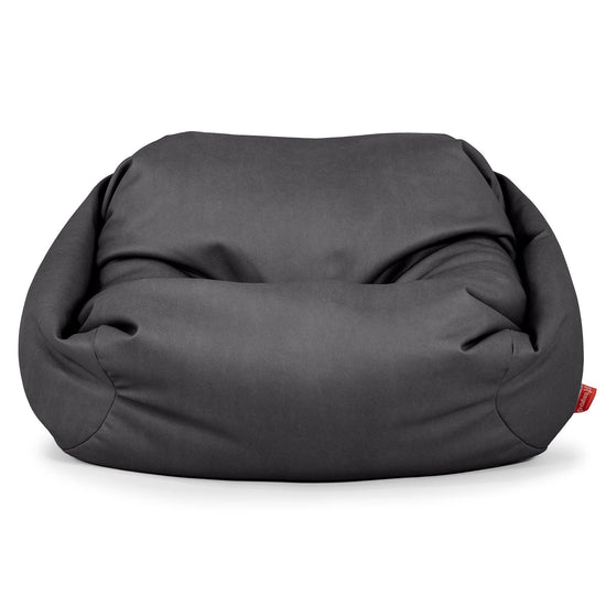 Sabine Sitzsack Sessel - Veganes Leder Schwarz 02