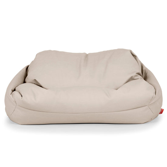 Sabine Sitzsack Sofa - Veganes Leder Elfenbein 02