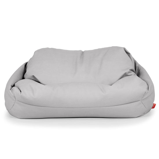 Sabine Sitzsack Sofa - Veganes Leder Grau 02