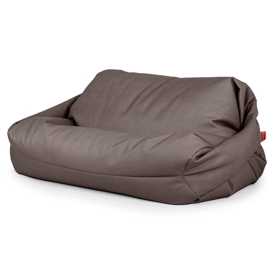Sabine Sitzsack Sofa - Veganes Leder Schoko 01