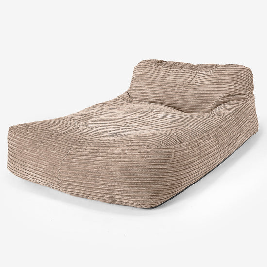 Schlafsofa Sitzsack - Cord Sand 01