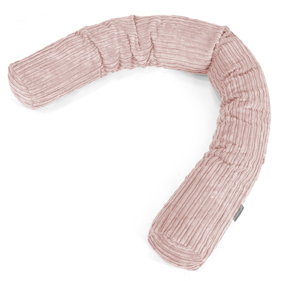 Seitenschläferkissen XXL - Cord Rosa 01