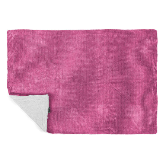 Sherpa-Decke - Pom-Pom Pink 03
