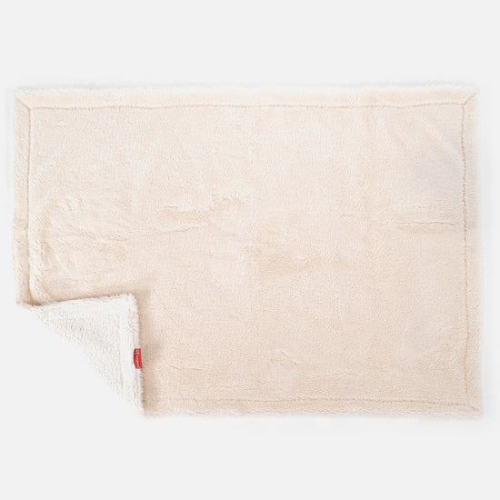 Sherpa-Decke - Teddy Kunstfell Creme 02