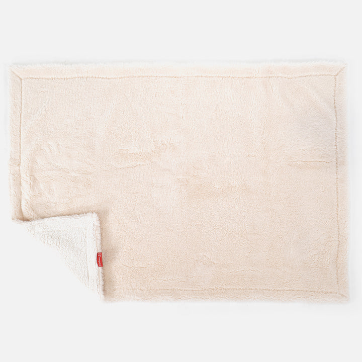 Sherpa-Decke - Teddy Kunstfell Creme 02