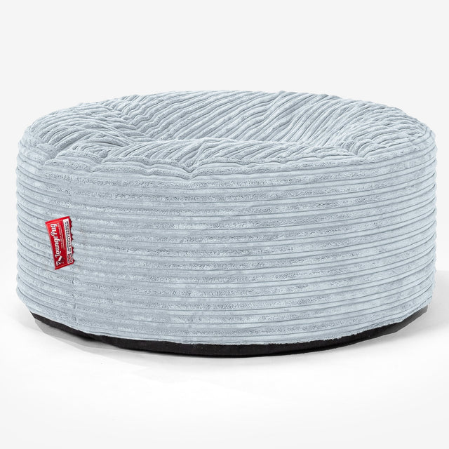 Sitzhocker Pouf - Cord Baby Blau 01