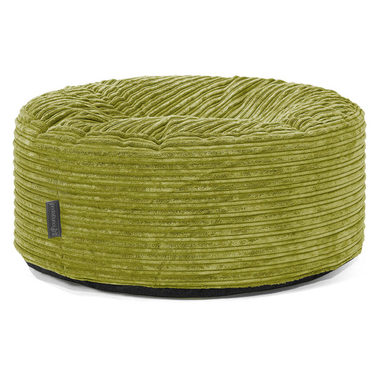 Sitzhocker Pouf - Cord Hellgrün 01
