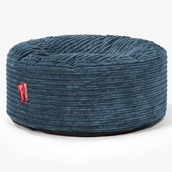 Sitzhocker Pouf - Cord Marineblau 01