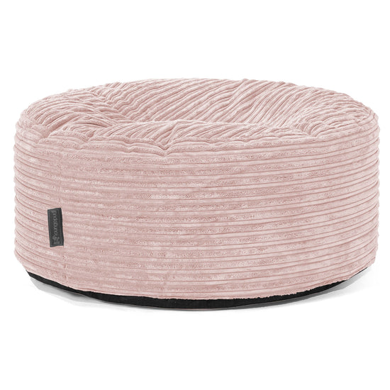 Sitzhocker Pouf - Cord Rosa 01