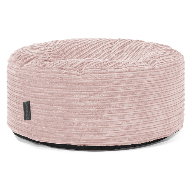 Sitzhocker Pouf - Cord Rosa 01