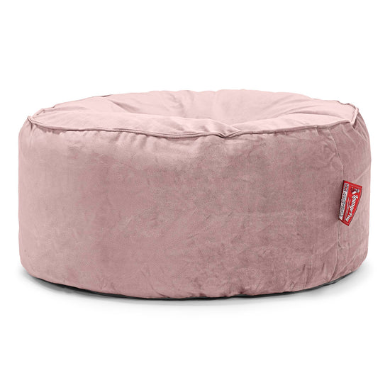 Sitzhocker Pouf - Samt Pink 01