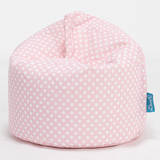 Sitzsack Kinder - Druck Pink Getupft 01