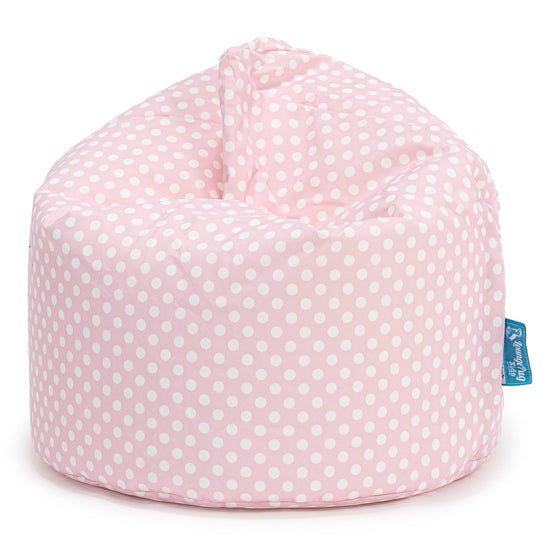 Sitzsack Kinder - Druck Pink Getupft 01
