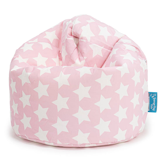 Sitzsack Kinder - Druck Pink Star 01