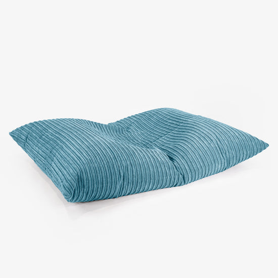 Sitzsack Kinder XL 2-14 jahren - Cord Türkis 03