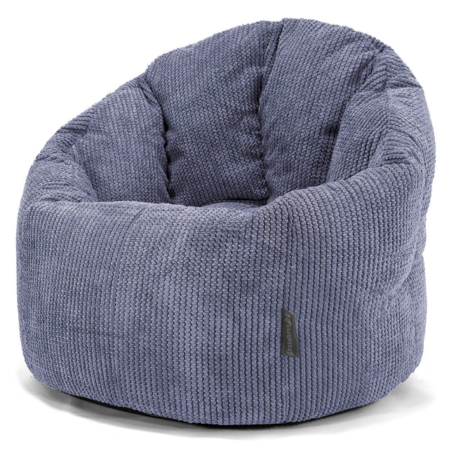 Sitzsack Kuschel Lounge Sessel - Pom-Pom Lila 01