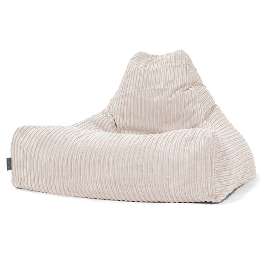 Sitzsack Lounge Sessel - Cord Elfenbein 01