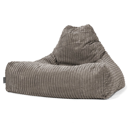 Sitzsack Lounge Sessel - Cord Graphitgrau 01