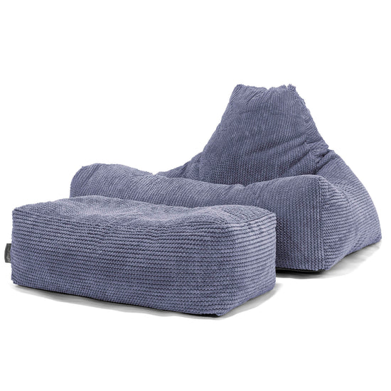 Sitzsack Lounge Sessel - Pom-Pom Lila 02