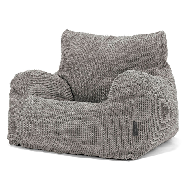 Sitzsack Ohrensessel - Pom-Pom Anthrazit 01
