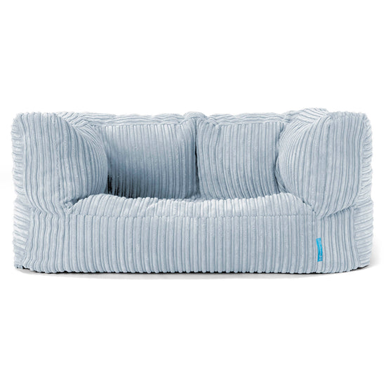 Kindersofa Albert 2-6 jahren - Cord Baby Blau 01